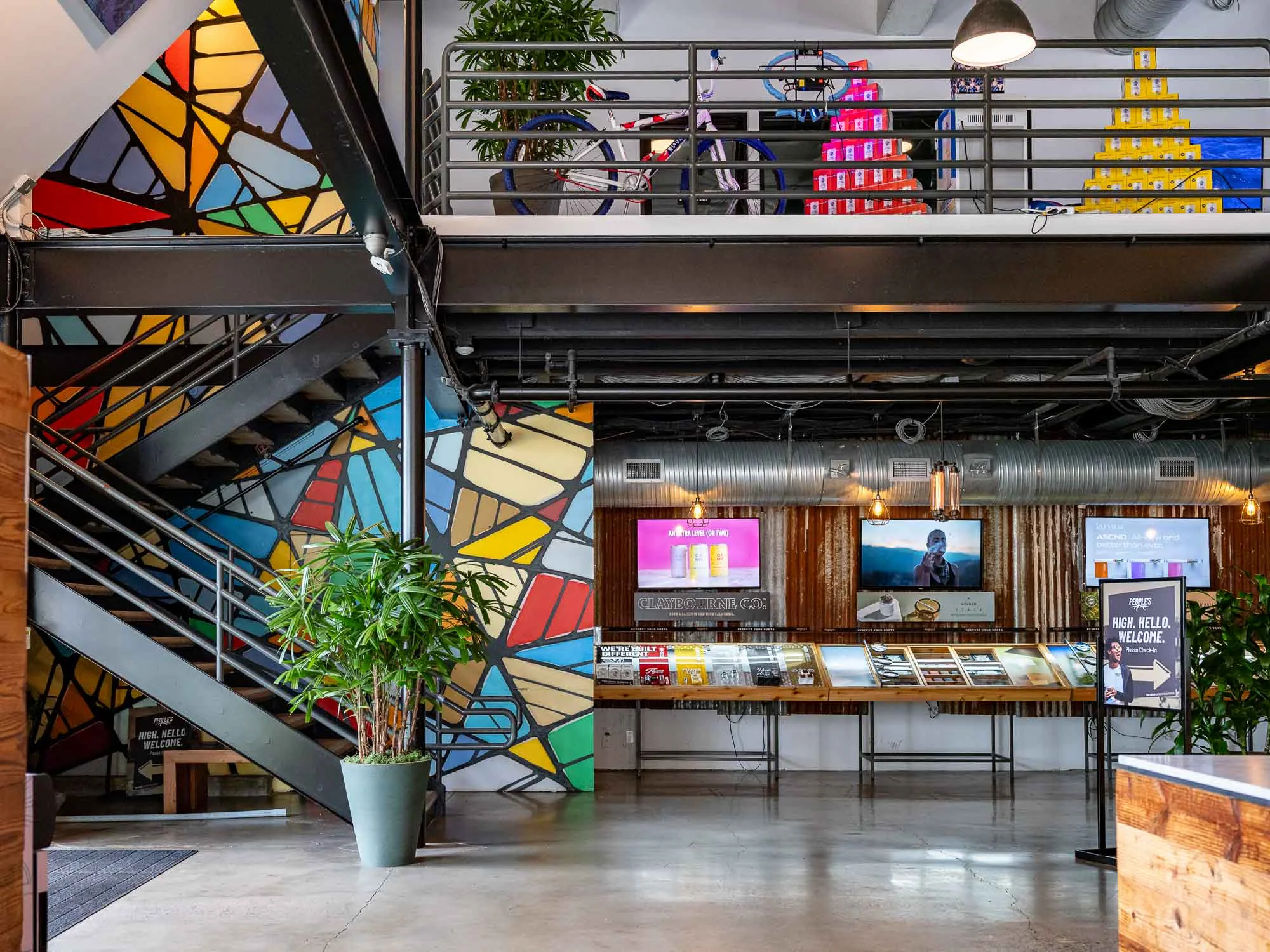 Modern retail interior commercial space photography